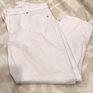 Loft curvy kick crop ankle pants